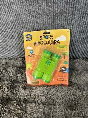 Toysmith Outdoor Discovery Sport Binoculars 4X Magnification Green 5+